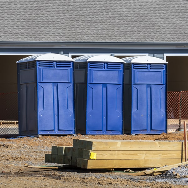 are there any restrictions on where i can place the portable toilets during my rental period in Shiocton Wisconsin